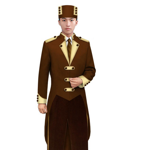 西式酒店门童服装 西式酒店门童服装