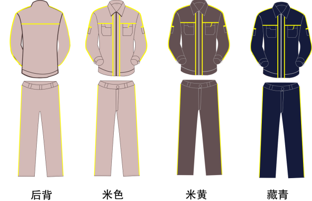 工作服效果图 工作服效果图
