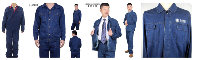 金梳全棉牛仔工作服 金梳全棉牛仔工作服