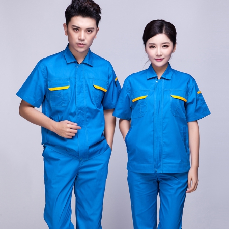 2016夏季短袖工作服,夏季工作服图片大全-鹰诺达服装厂