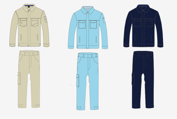 酒泉文物保护中心工作服设计(图1) 文物保护中心工作服